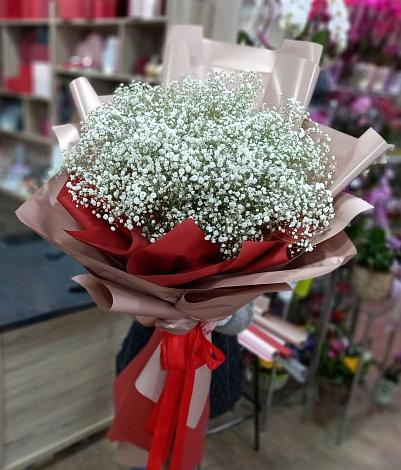 Букет цветов из: Гипсофила в Заолешенке