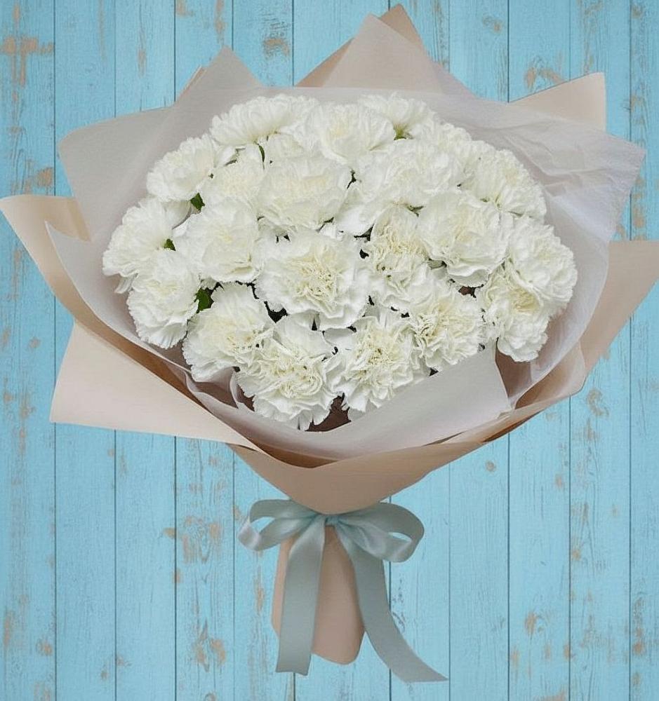 Букет цветов из: Гвоздики в Заолешенке