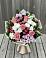 Букет цветов из: Альстромерии, Гвоздики, Розы и Хризантемы в Заолешенке