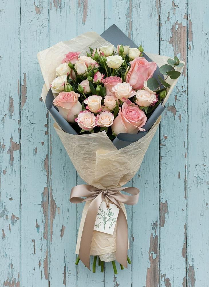 Букет цветов из: Розы в Заолешенке