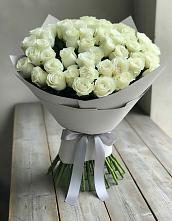 Букет 35 Белых роз в Заолешенке