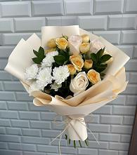 Букет цветов из:  Розы и Хризантемы в Заолешенке