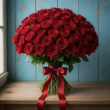 Букет Красные розы Блэк Меджик в Заолешенке