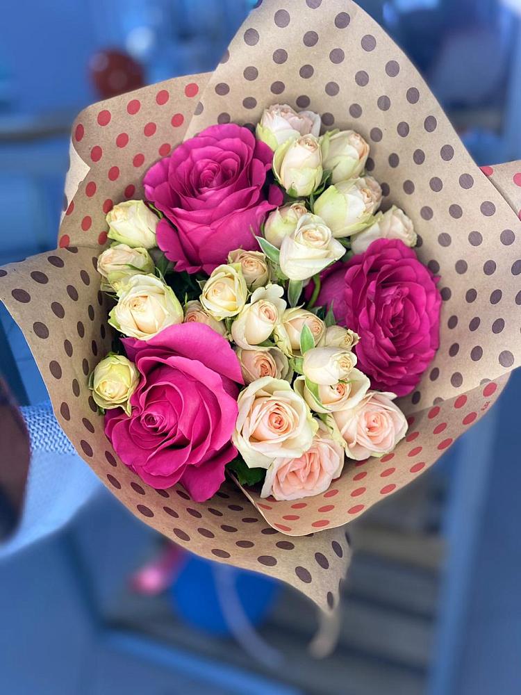 Букет цветов из: Розы в Заолешенке