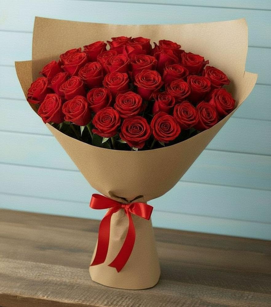 Букет Красные розы Милано в Заолешенке