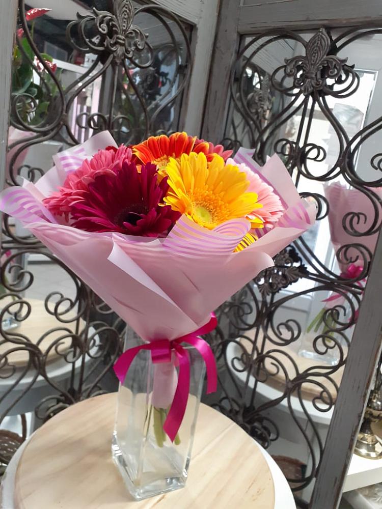 Букет цветов из: Герберы в Заолешенке