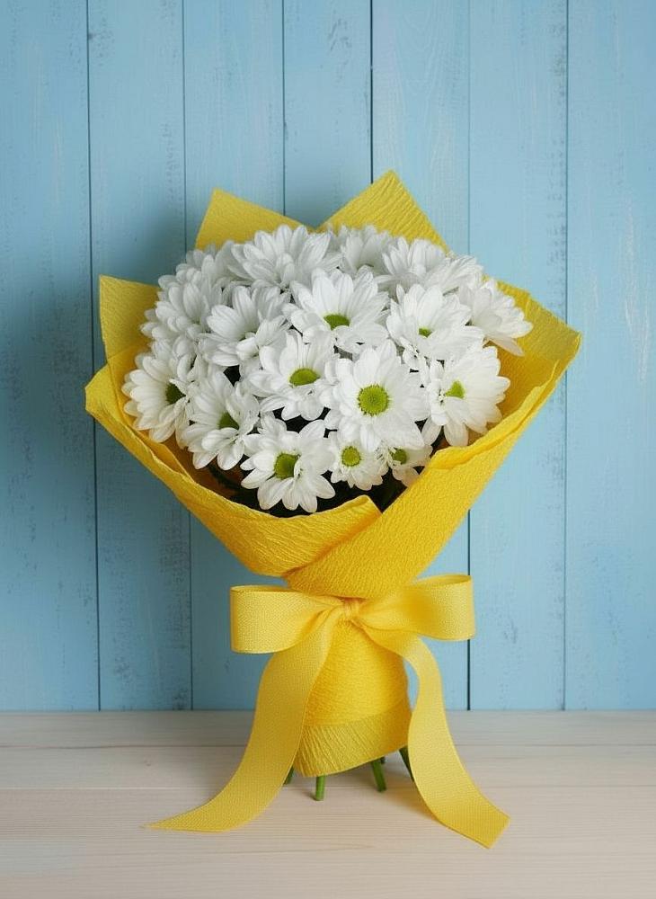 Букет цветов из: Хризантемы в Заолешенке