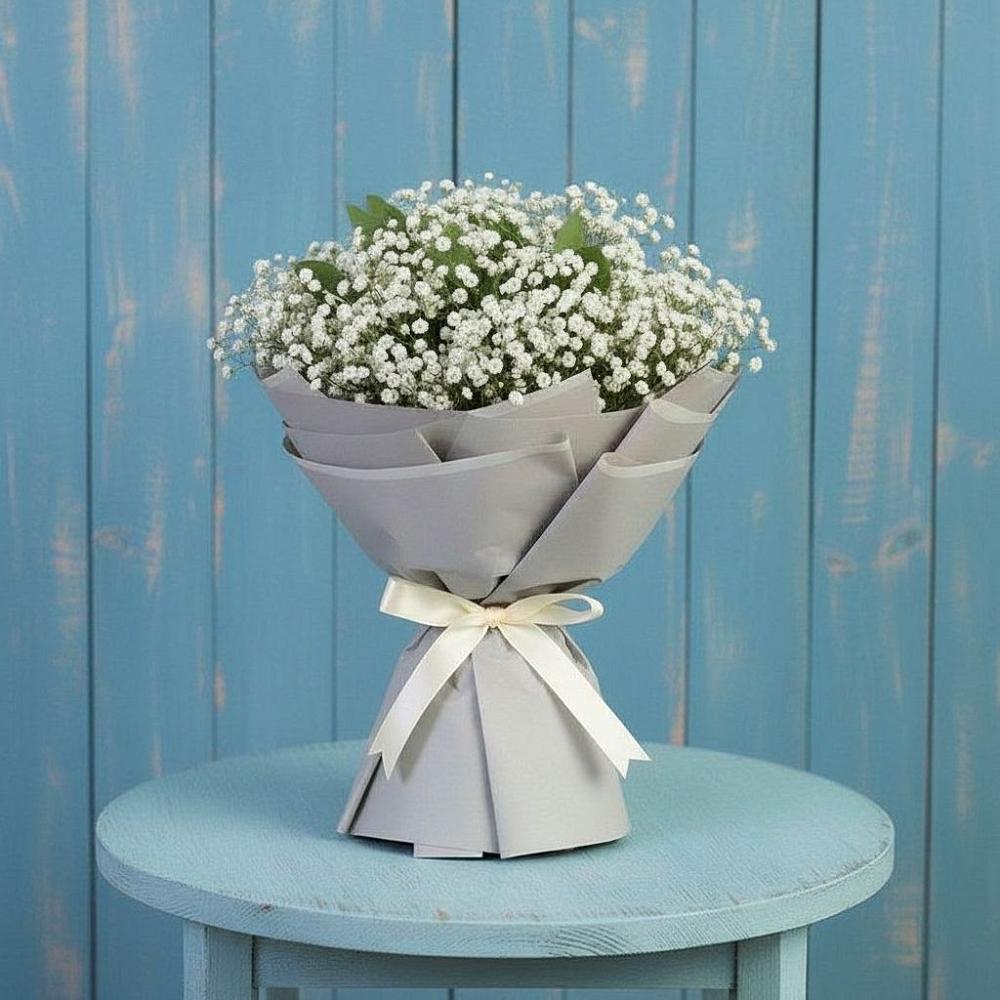 Букет цветов из: Гипсофила в Заолешенке