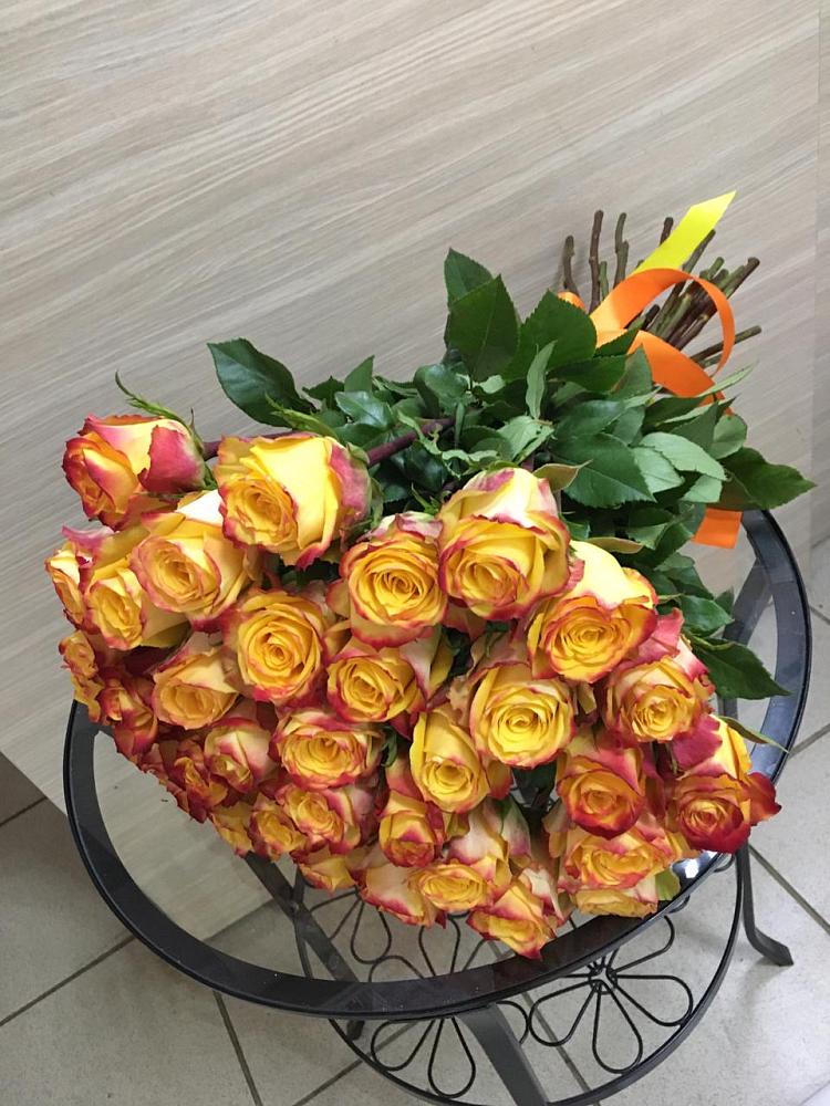 Букет Желтые розы в Заолешенке