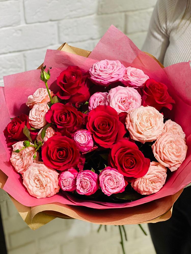 Букет цветов из: Розы в Заолешенке