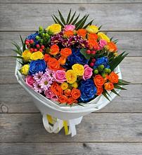 Букет цветов из:  Розы и Хризантемы в Заолешенке