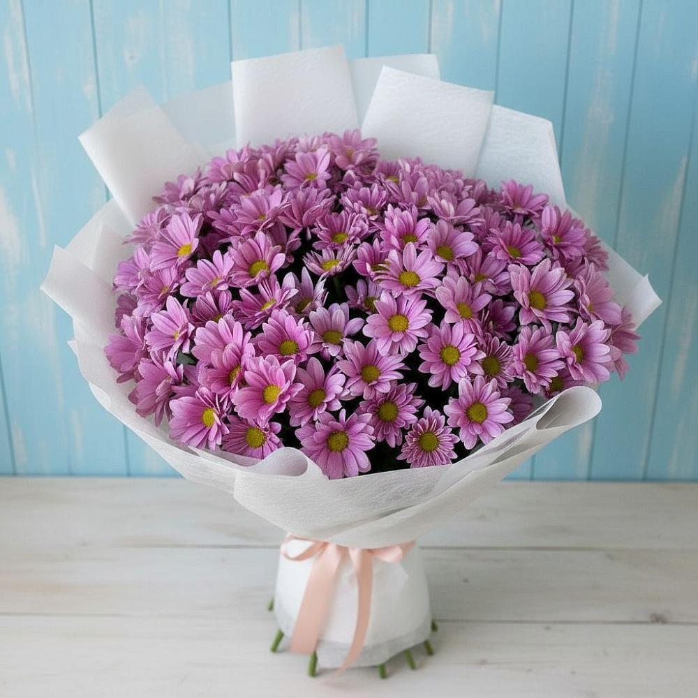 Букет цветов из: Хризантемы в Заолешенке