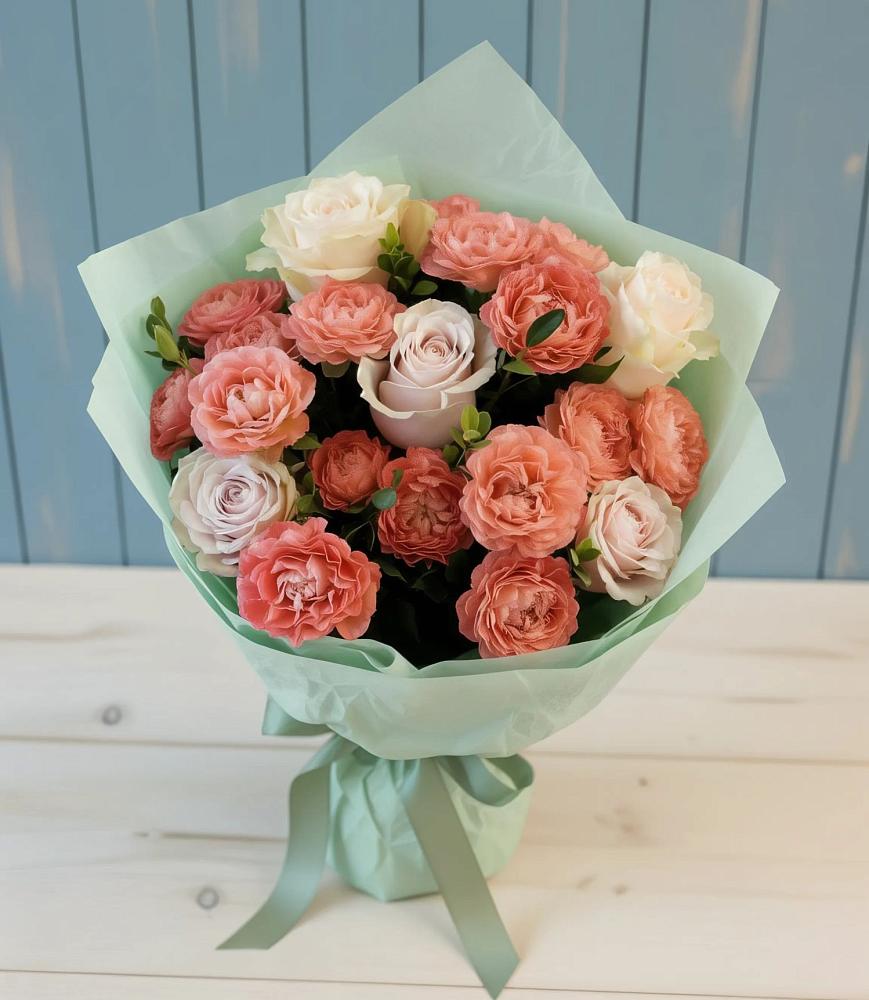 Букет цветов из: Розы в Заолешенке