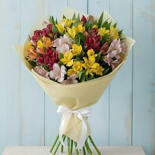 Букет цветов из:  Альстромерии в Заолешенке