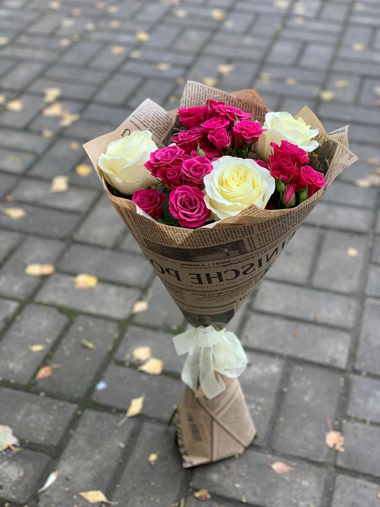 Букет цветов из: Розы в Заолешенке