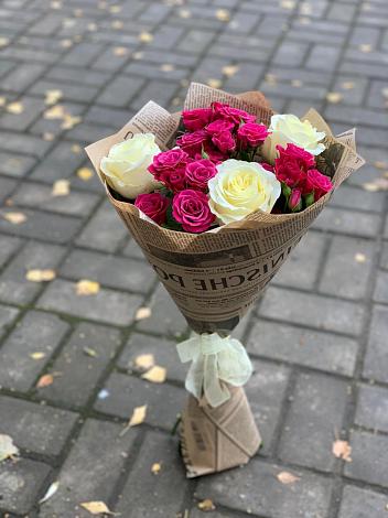 Букет цветов из: Розы в Заолешенке