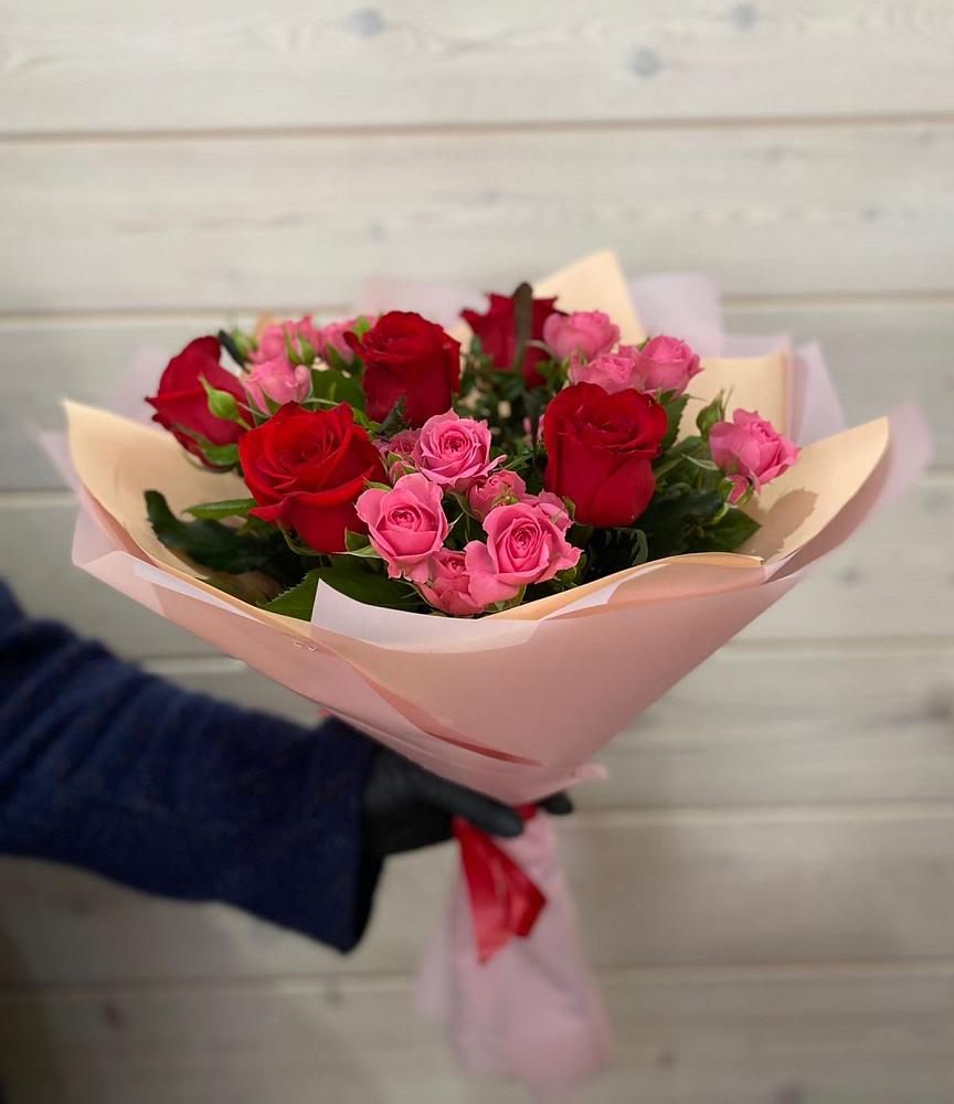 Букет цветов из: Розы в Заолешенке