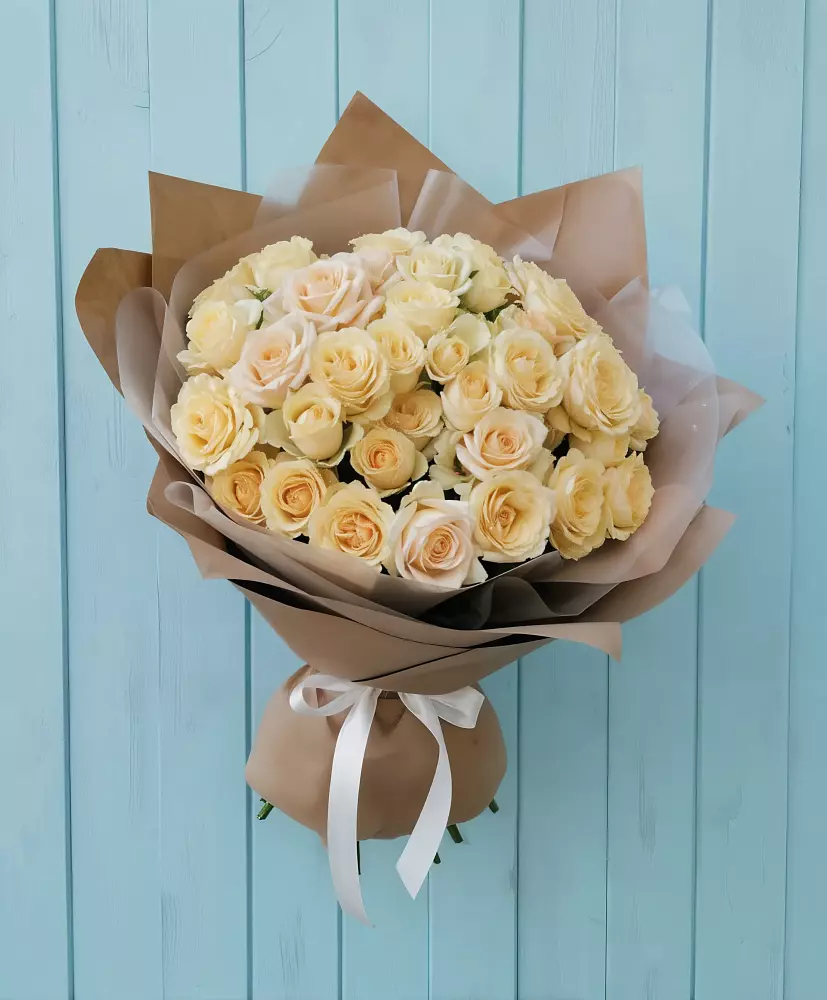 Букет Кремовое облако в Заолешенке