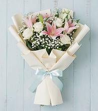 Букет цветов из:  Лилии в Заолешенке
