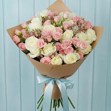 Букет цветов из:  Розы в Заолешенке