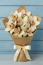 Букет цветов из:  Орхидеи и Розы в Заолешенке